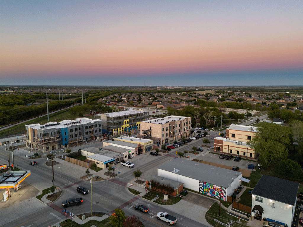 Aerial-View-Of-Fate-TX